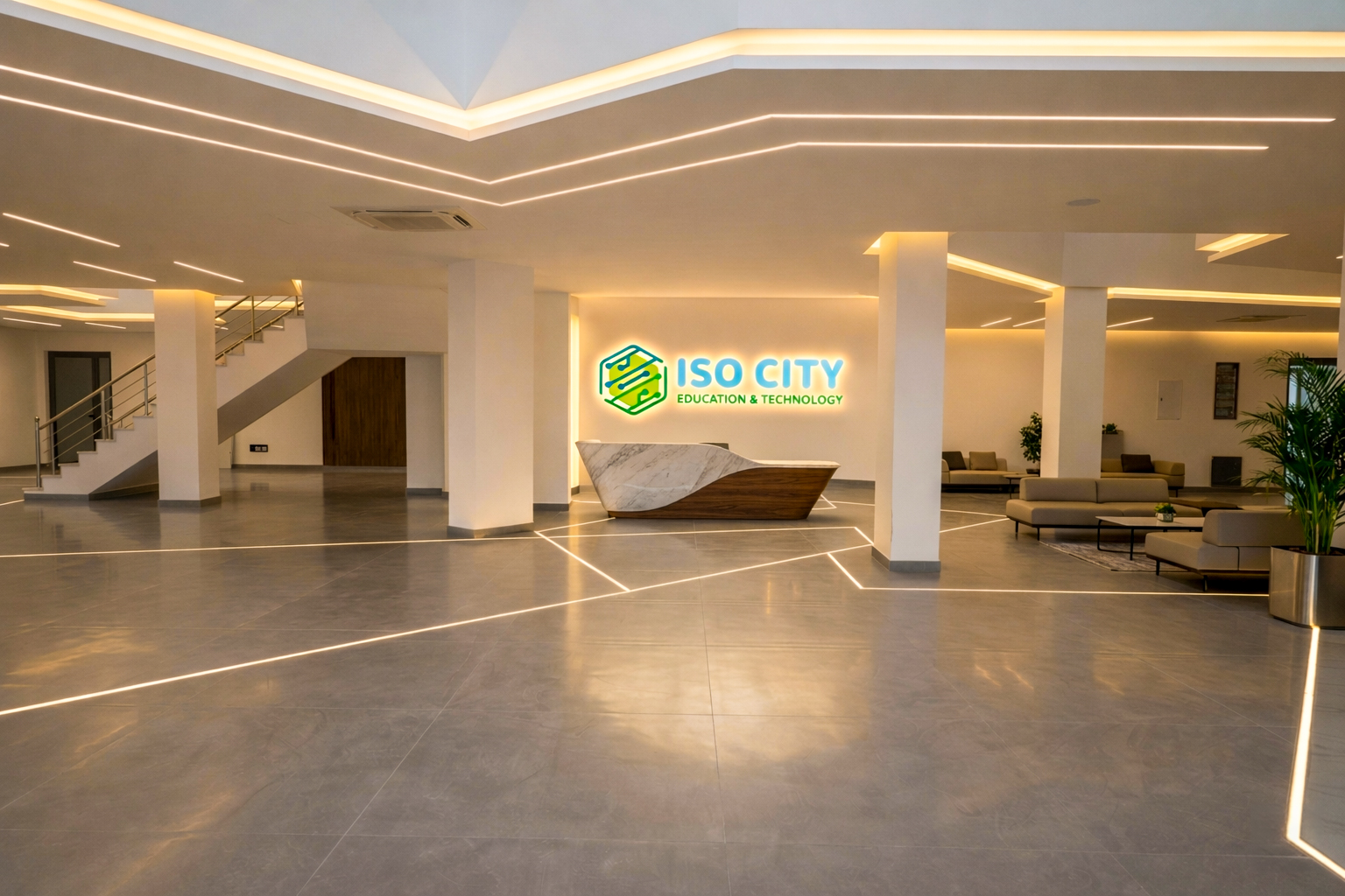 ISO CITY reception area